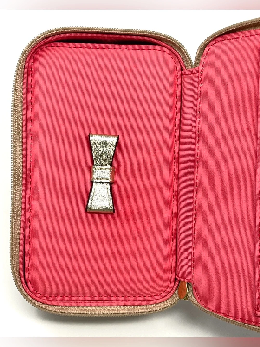 Coach Daisy Applique Signature Jewelry Case Small 6x4x2